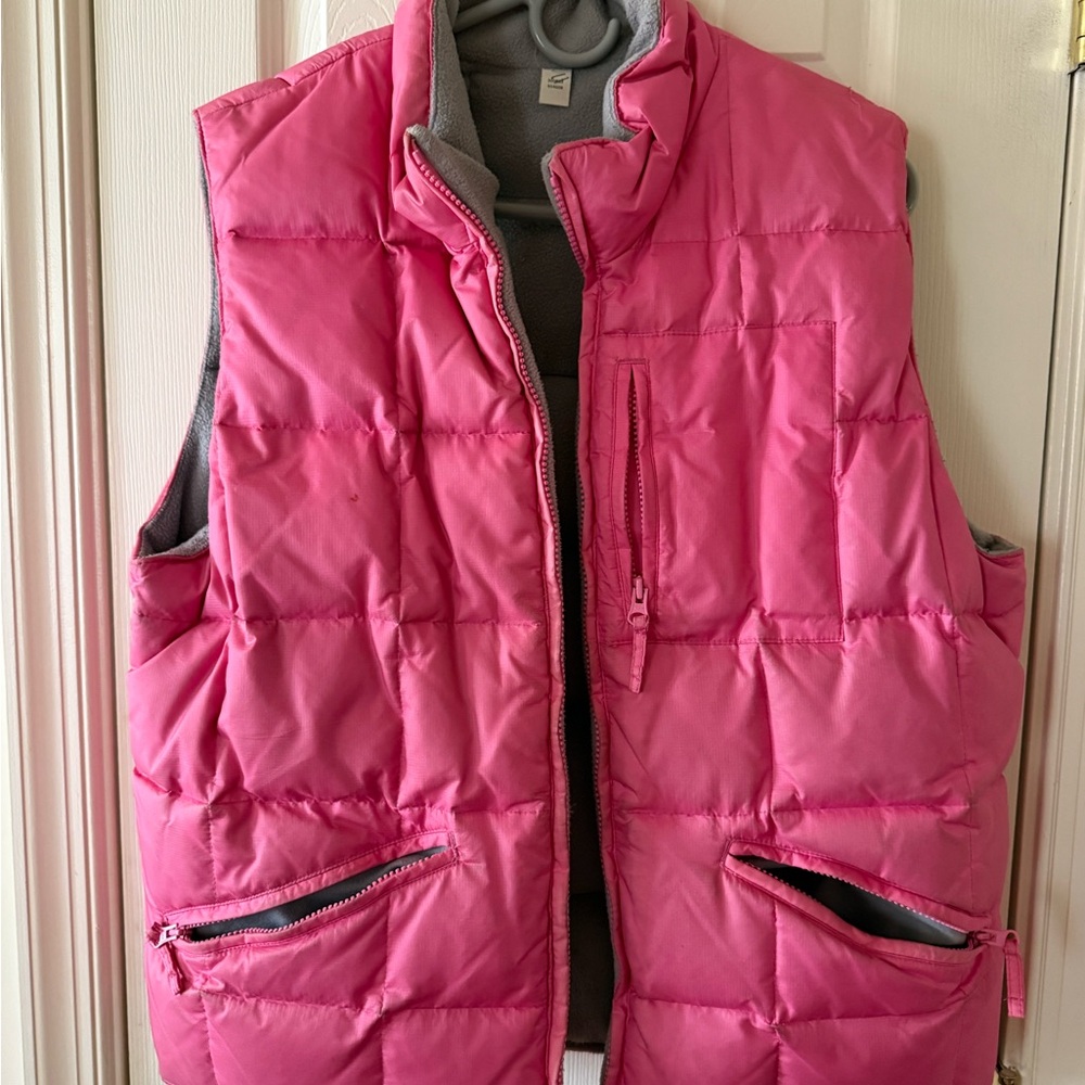 Old Navy Pink Puffer Vest
